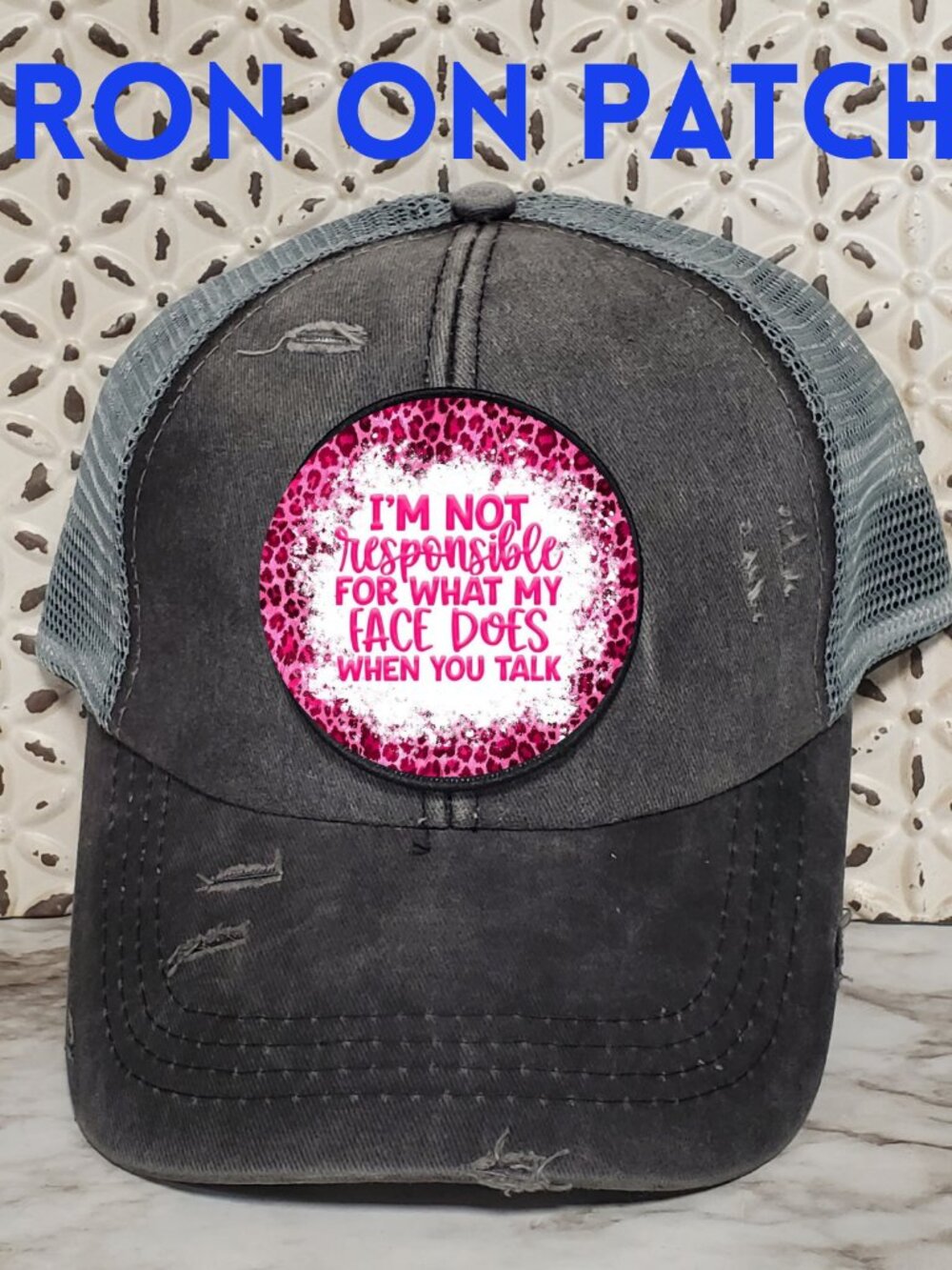 Sarcasm Iron on Patch